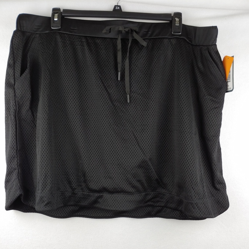 MTA Skort Black Plus 3 X Women's 100% Polyester